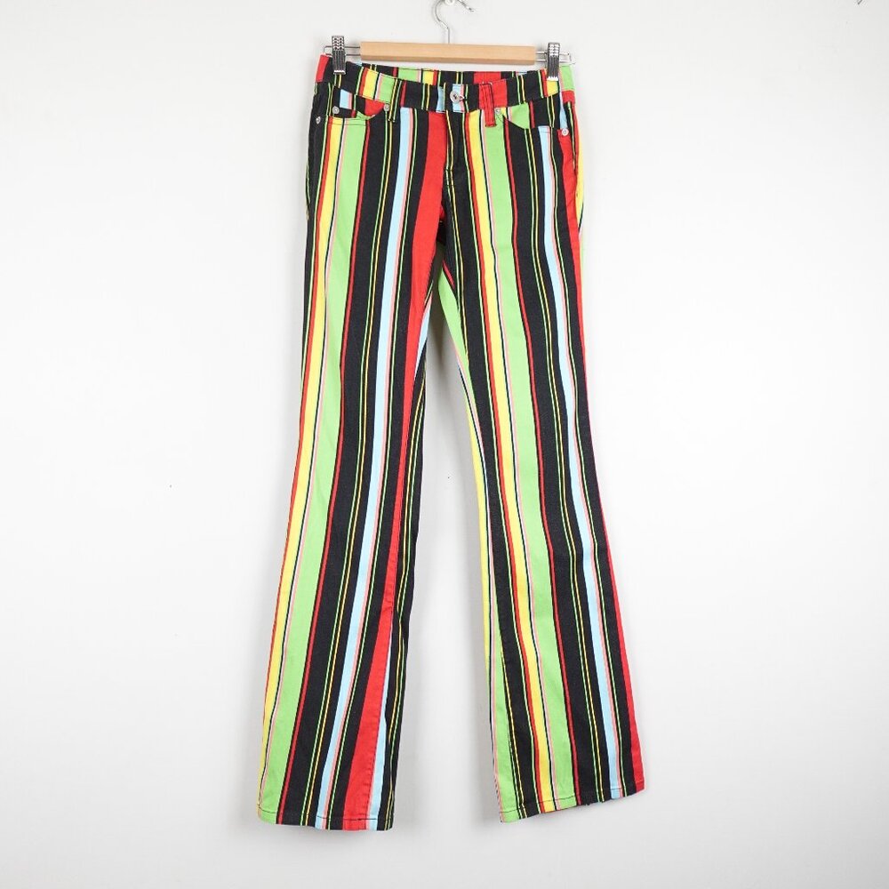 Loudmouth Golf Pants Women's Size 0 Lightweight Low Rise Flare Leg